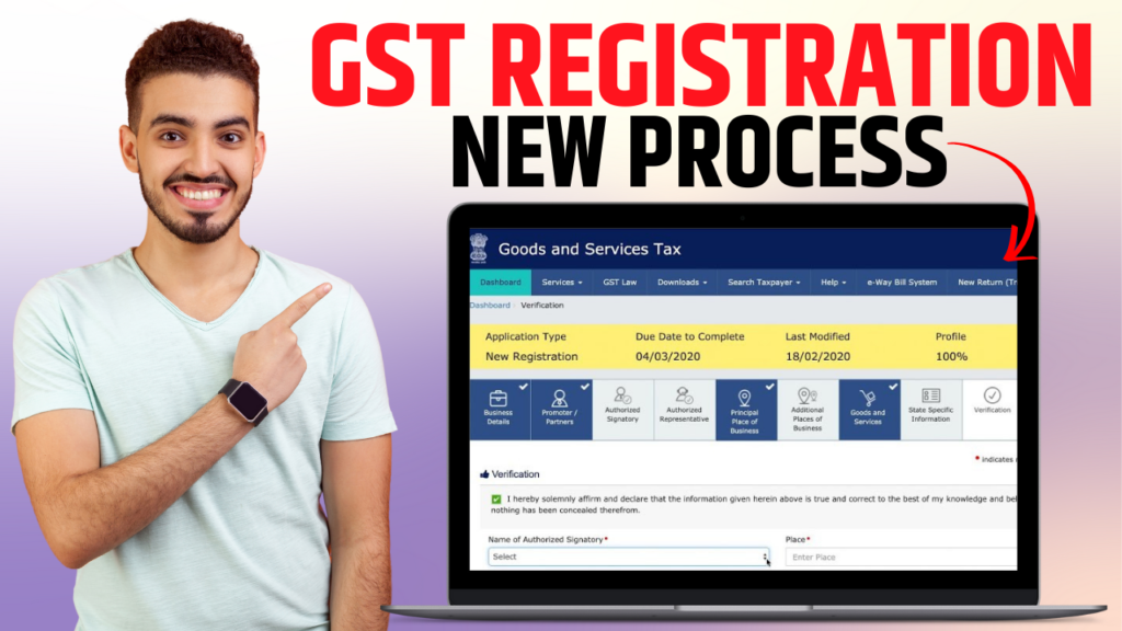 GST Registration process step-by step