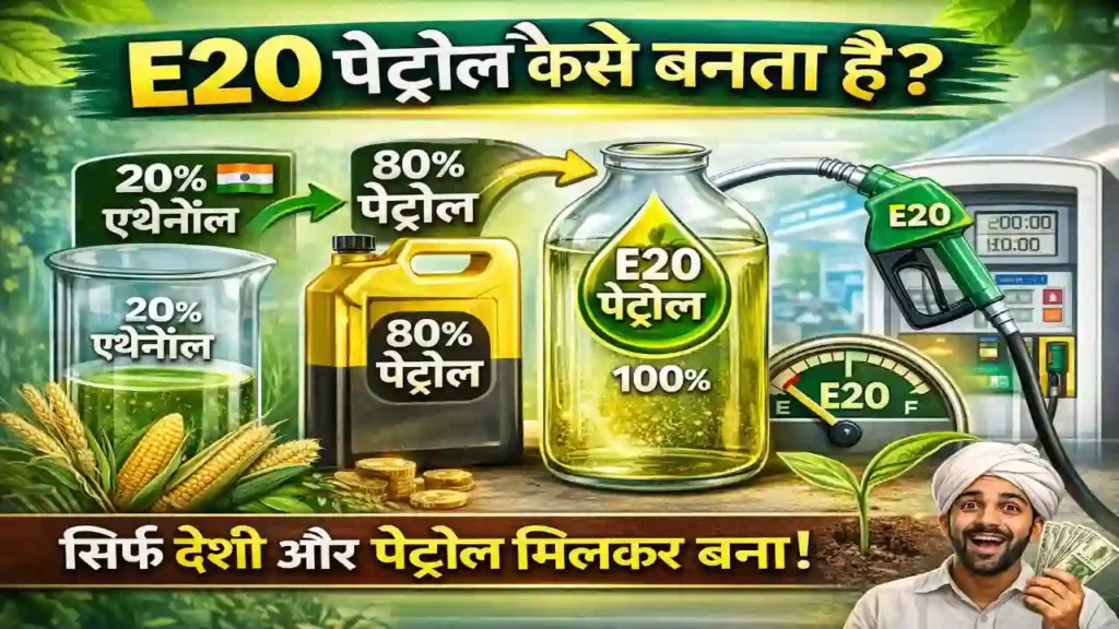 E20 Petrol भरना शुरू